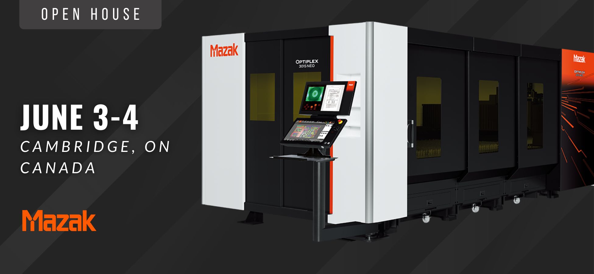 Mazak Canada Event - Upcoming Events | Mazak Optonics